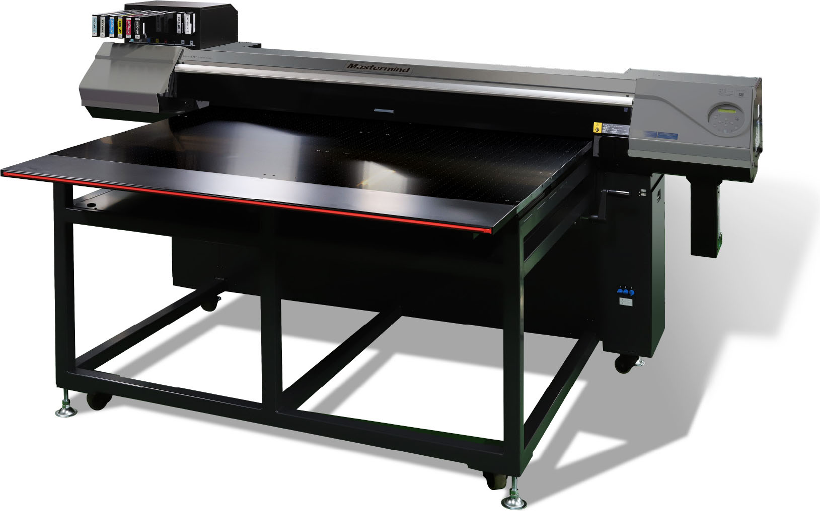 MR2-015　ノベルティーグッズなどの面付用途や大判のディスプレイなど、ロールメディア以外のあらゆる高品質な印刷が可能。